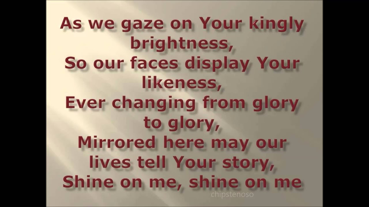 SHINE JESUS SHINE