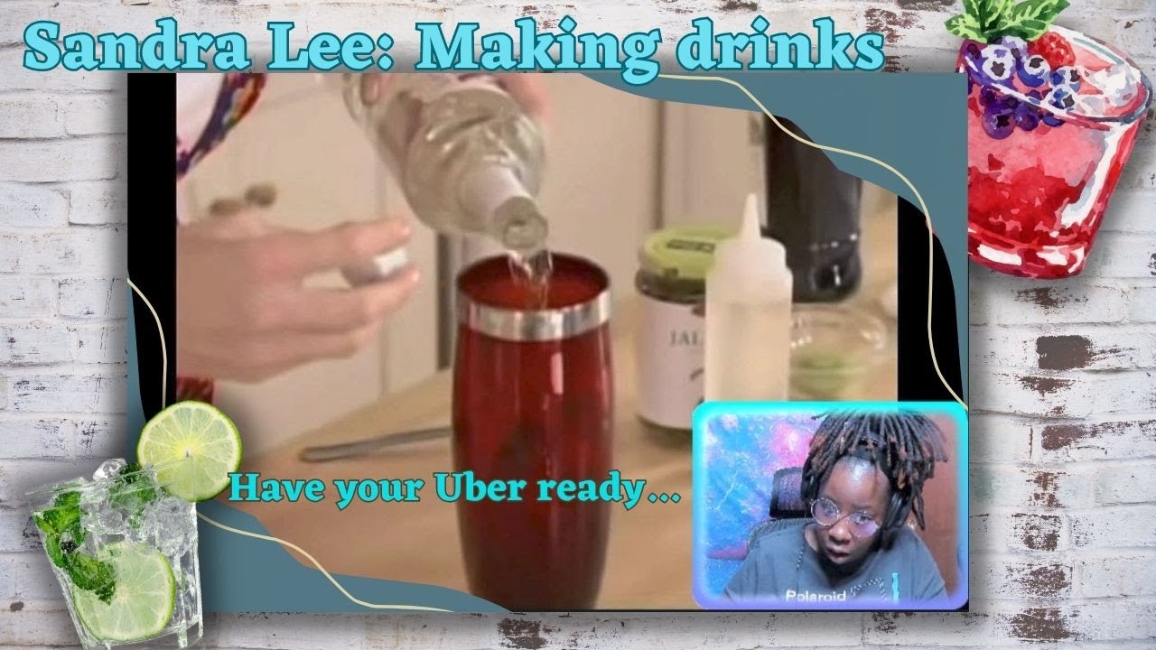 Chubbette Reacts: Sandra Lee making drinks #reaction