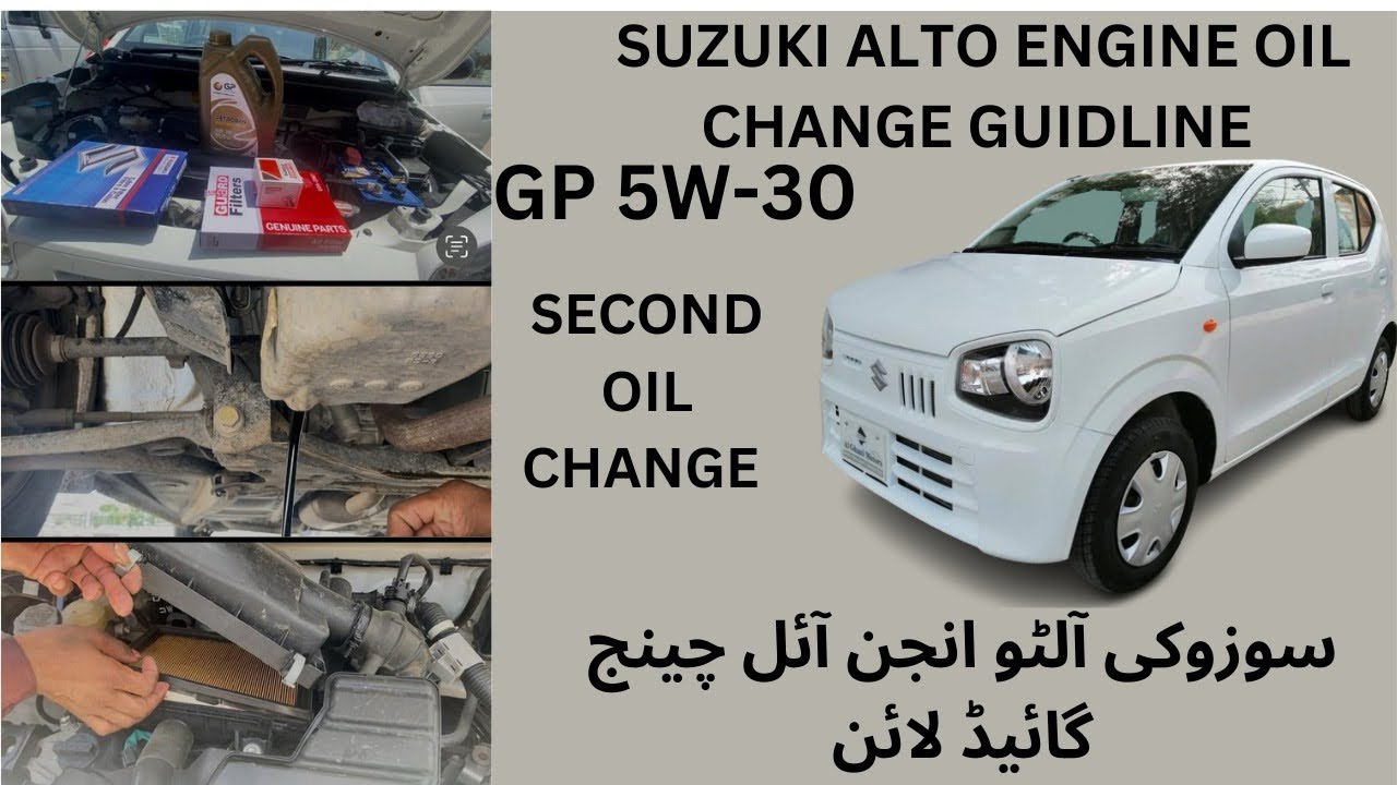 Suzuki Alto Oil Change | Suzuki Alto 2018-2024 Oil and Filter Change | Alto Second Oil Change 5w-30