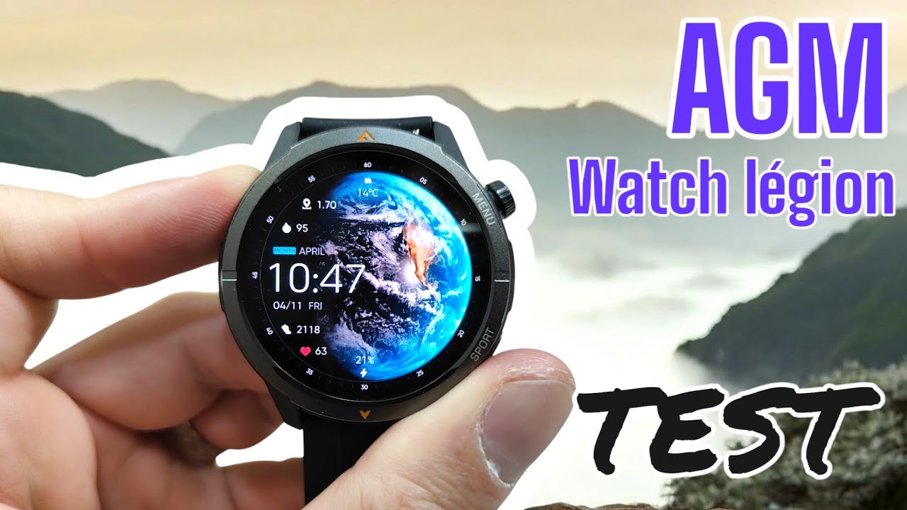 ⌚ Test de l'AGM Watch Legion – Une montre connectée robuste pensée pour l'action !