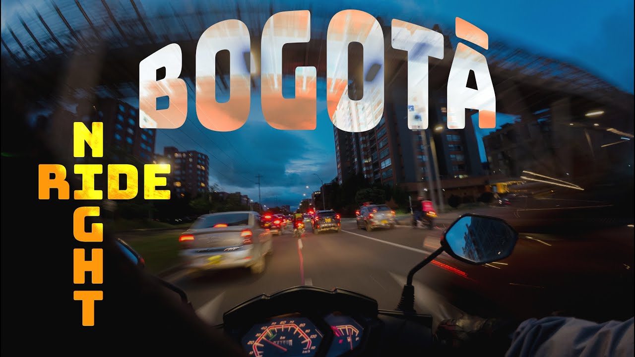 🌙 Bogotá de Noche en Moto | Recorrido POV en las Calles de la Ciudad