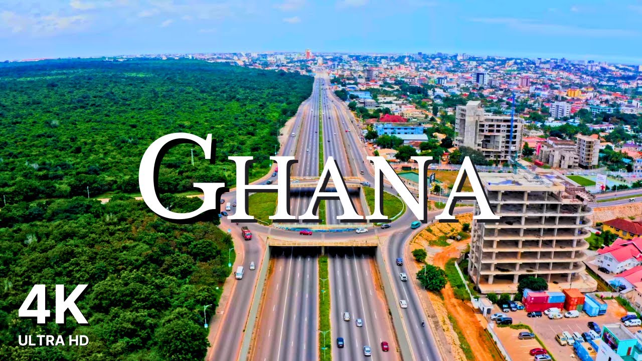 GHANA 4K UHD - Расслабляющая музыка с красивой природой для релаксации