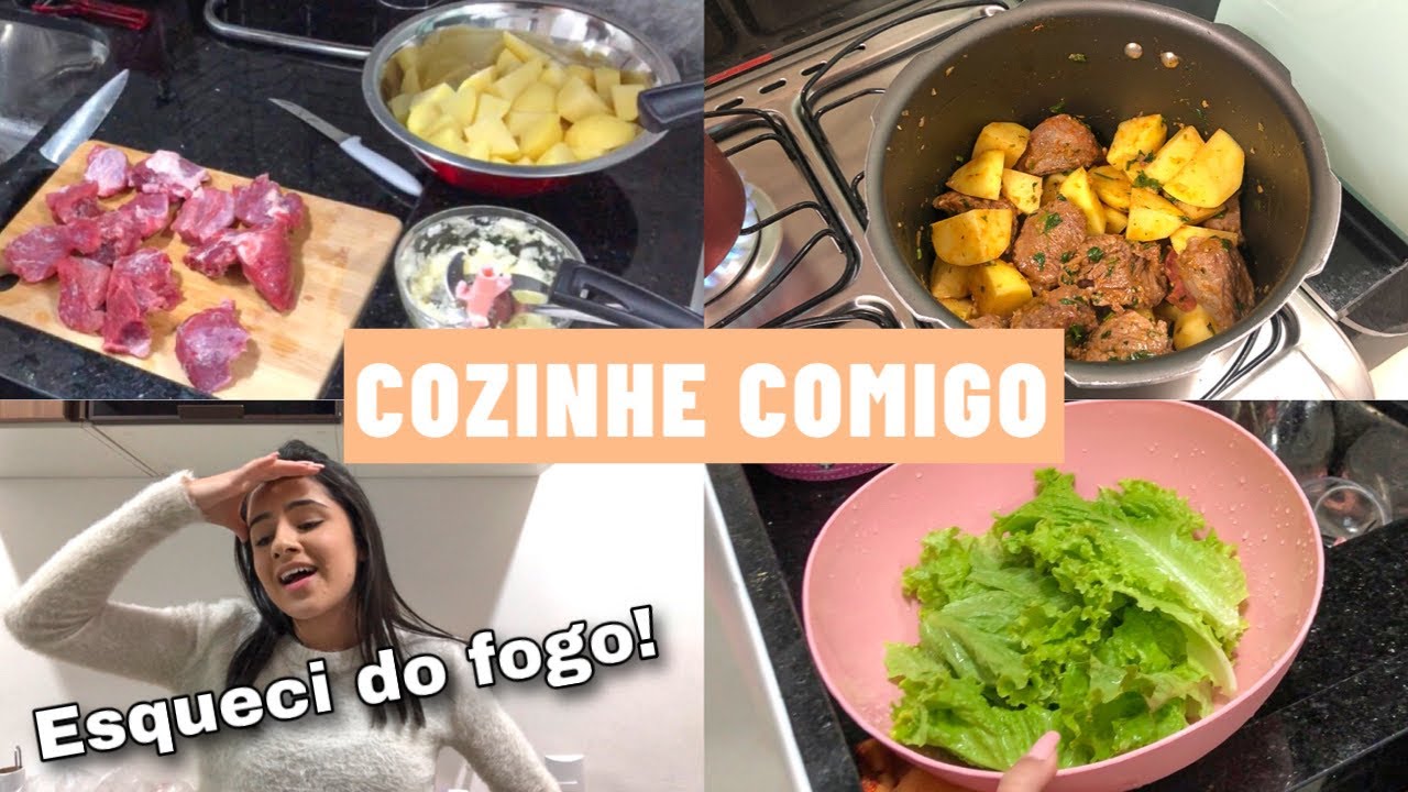 MOSTREI COMO FAÇO CARNE DE PANELA