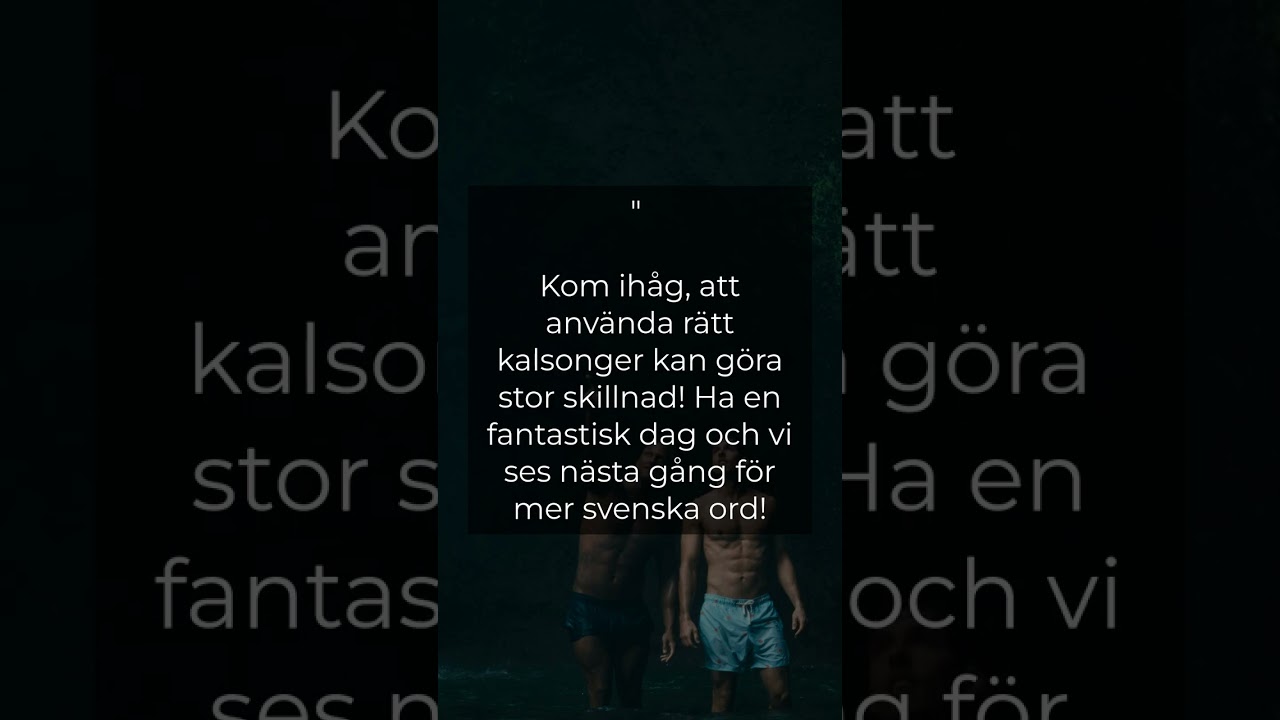 Swedish Word of the Day 