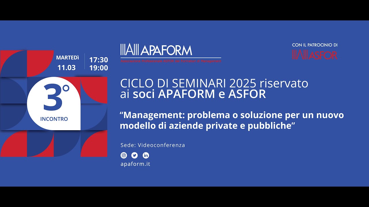 Management: problema o soluzione per un nuovo modello di aziende private e pubbliche