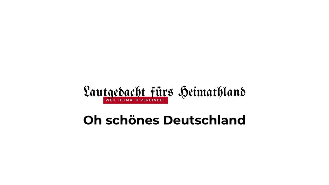 Oh schönes Deutschland