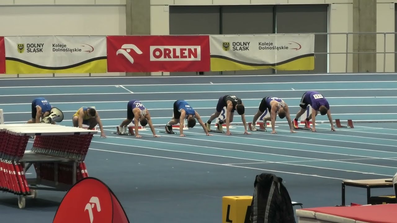 60m M bieg Finał B - Wrocław 20260207