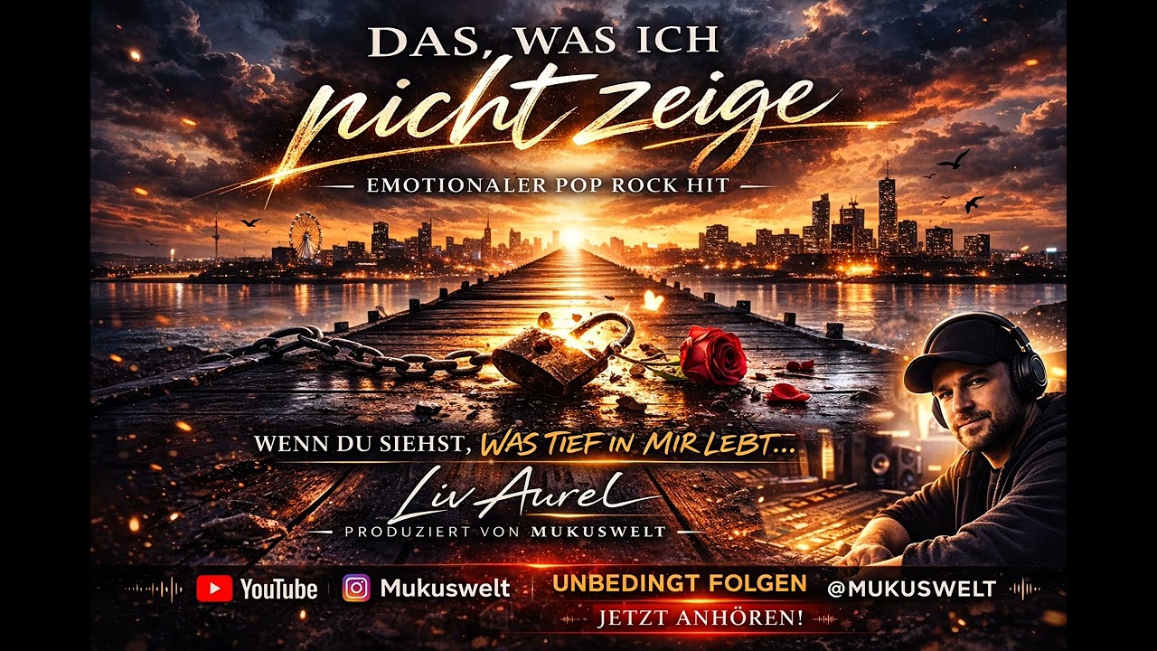 Das, was ich nicht zeige – Liv Aurel | Emotionaler Pop-Rock Hit (Prod. Mukuswelt)
