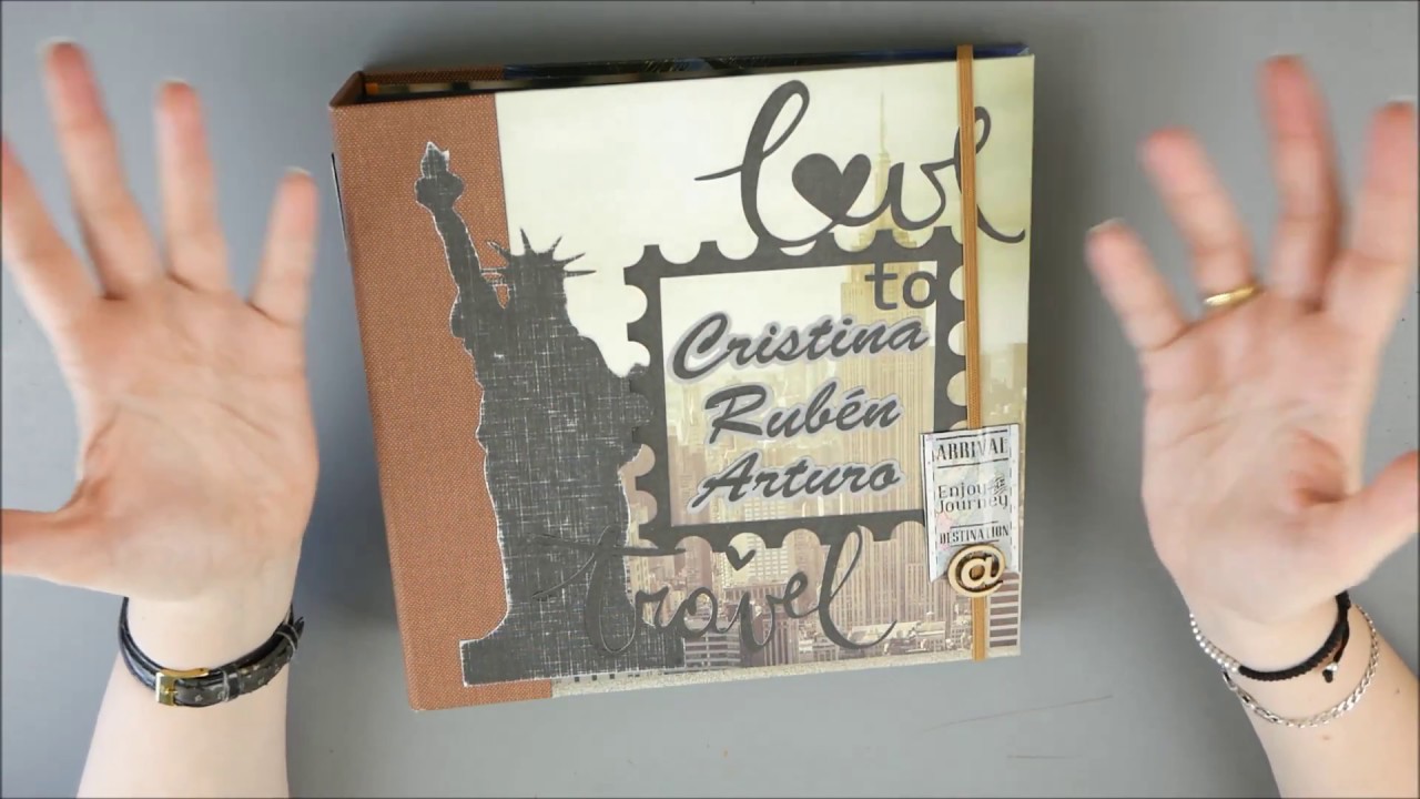 Album viajes NY, Miami, Crucero Scrapbooking