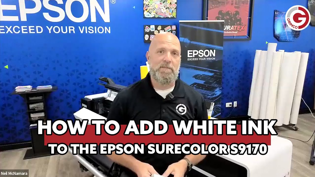 How to Add White Ink to the Epson S9170 | Step‑by‑Step Setup & Maintenance Tips with a Grimco Tech