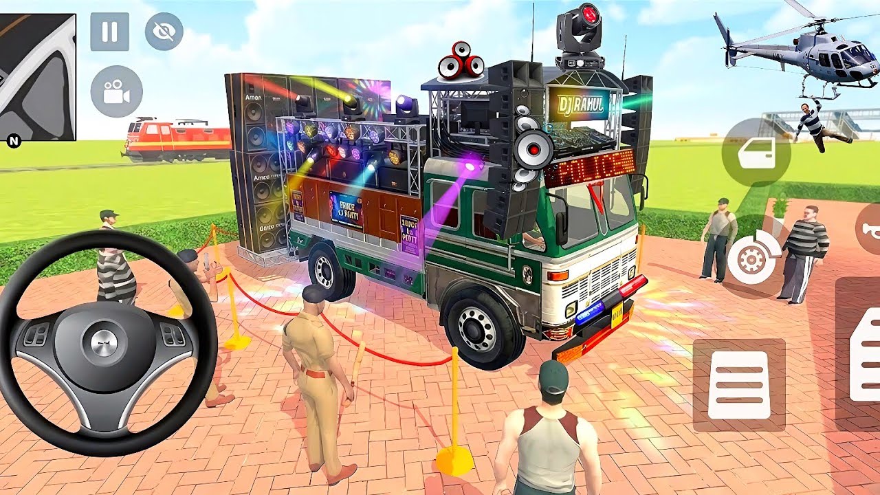 Franklin Purchase New Modified Heavy Police Dj Truck 🤑 Indian Theft Auto Simulator🪖 New update💥🤩