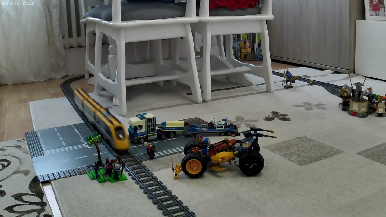 LEGO TRAIN CRAZY RAILWAY!!! 60197&60337