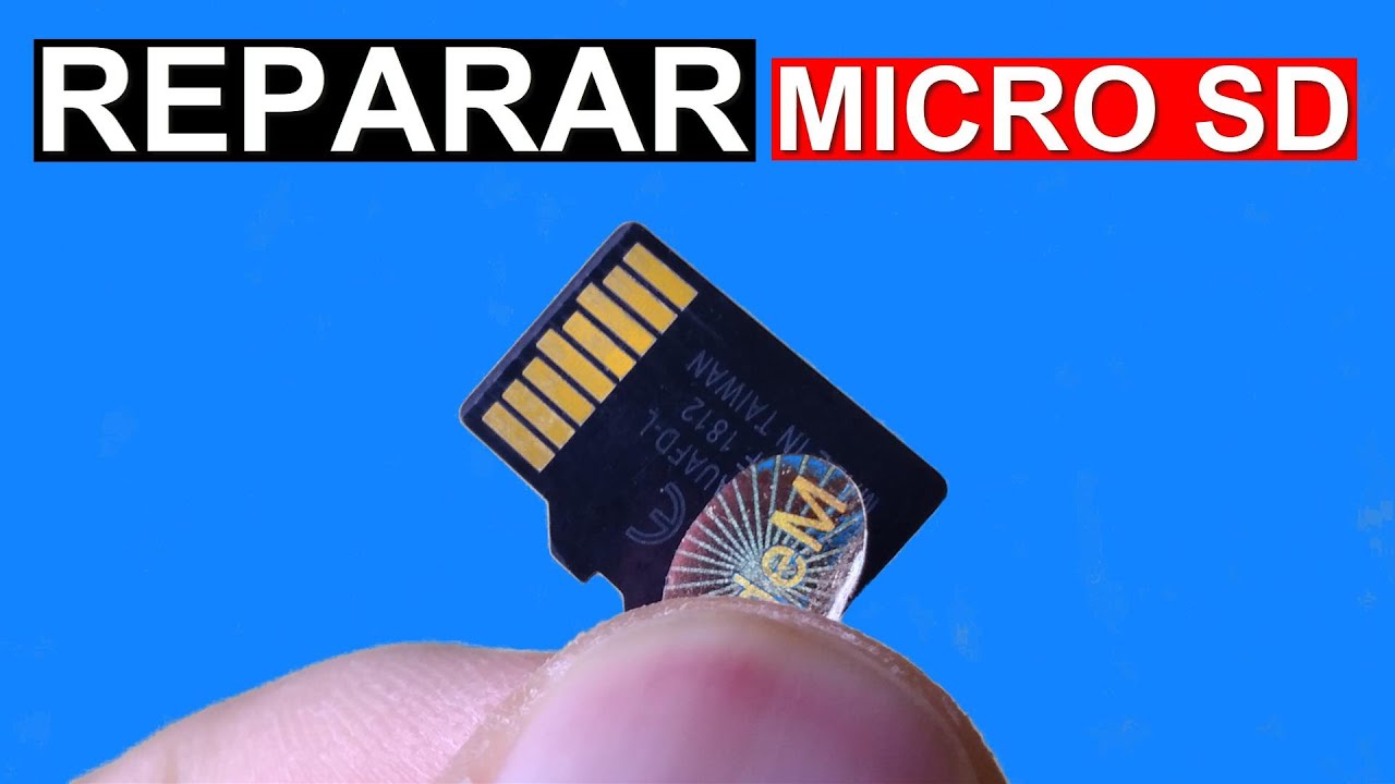 REPARAR Micro SD DAÑADA│Como Reparar La Memoria del Celular o Teléfono Móvil