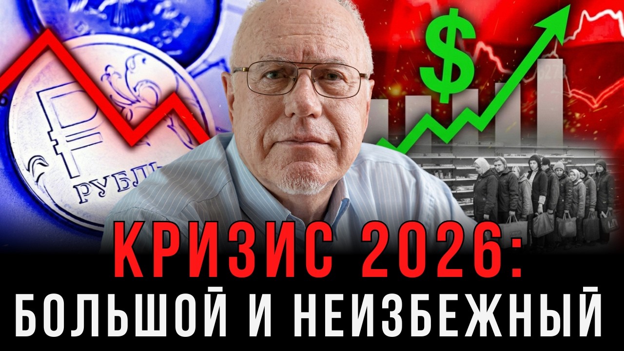 Каким будет КРИЗИС 2026 года? Зомби-экономика - Что делать с деньгами? Игорь Липсиц