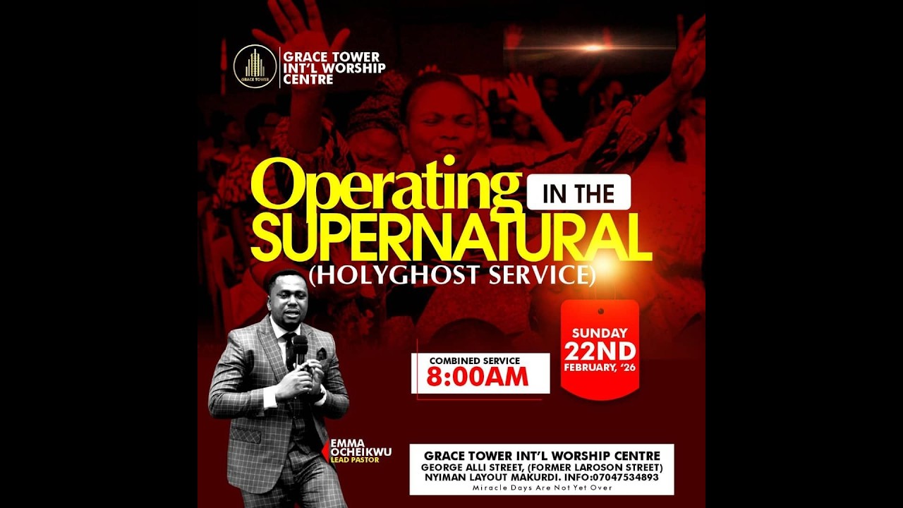 SUNDAY SERVICE || FIRST SERVICE ||1ST MARCH, 2026 || WITH Apostle Emmanuel Ocheikwu.