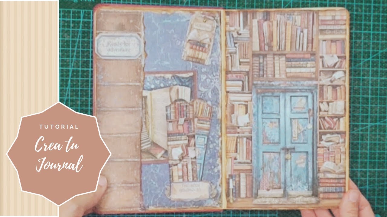 Crea y DECORA!💠 tu propio JOURNAL personalizado. 🎦TUTORIAL🎦