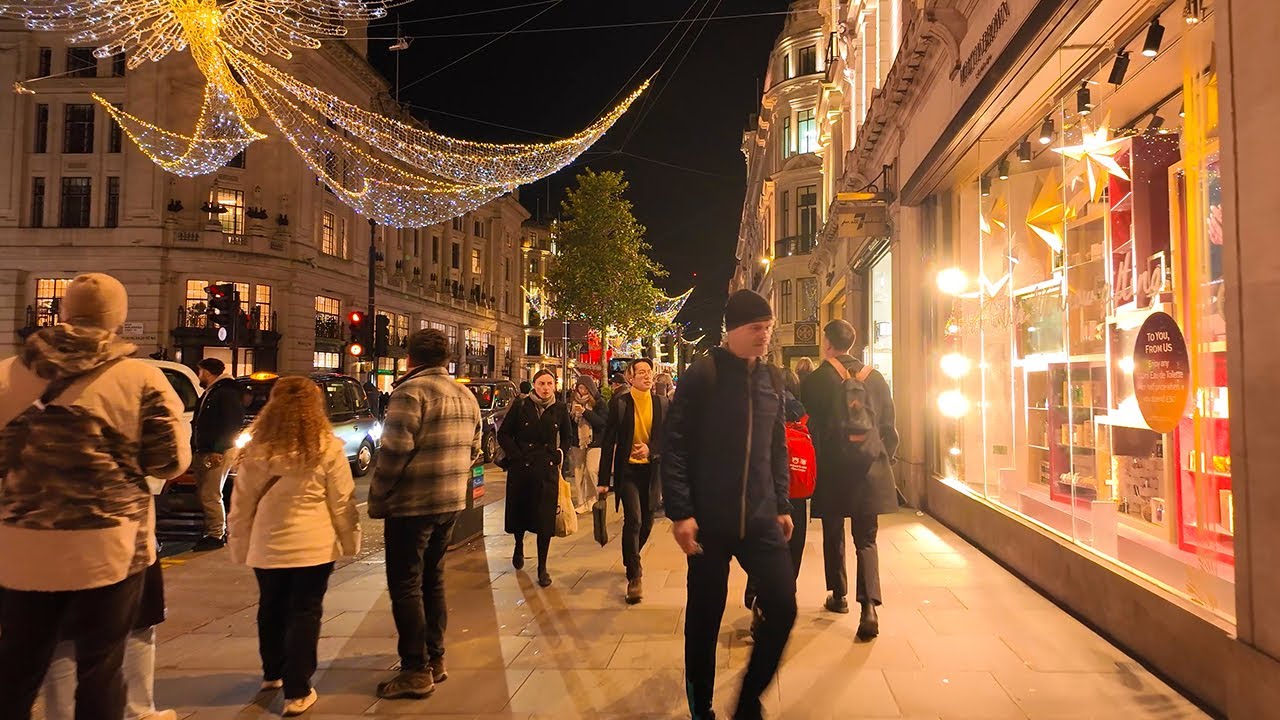 London Rush Hour Walk 2025 🇬🇧 | Oxford Circus, Piccadilly Circus & Leicester Square | 4K