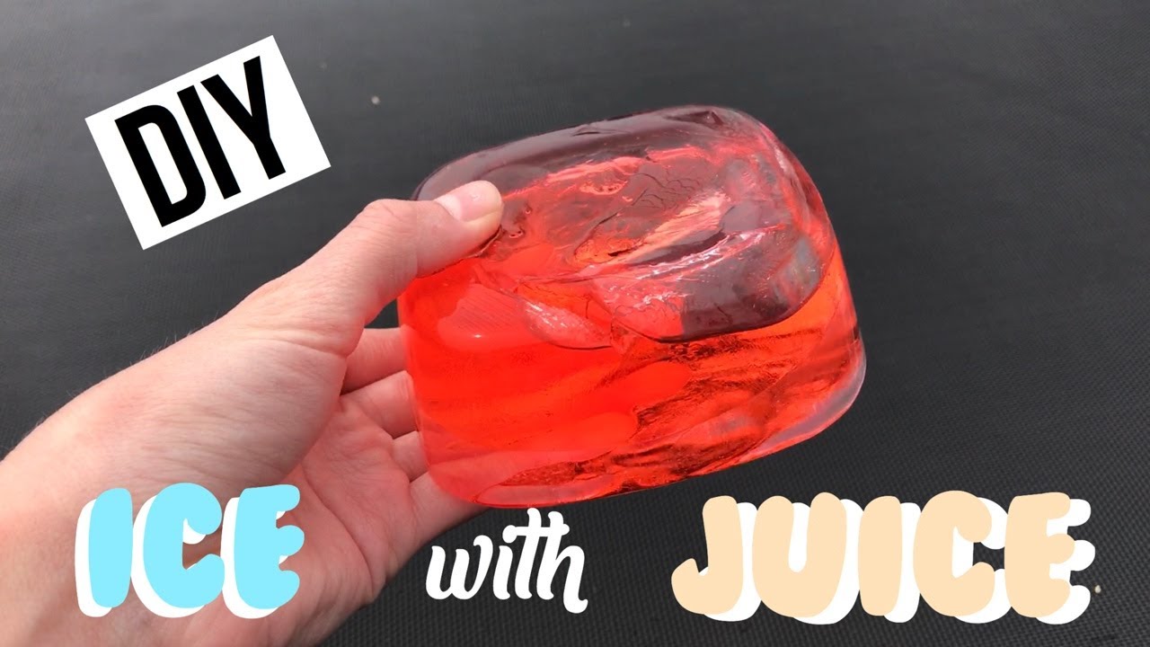 DIY Ice with Juice inside!!!