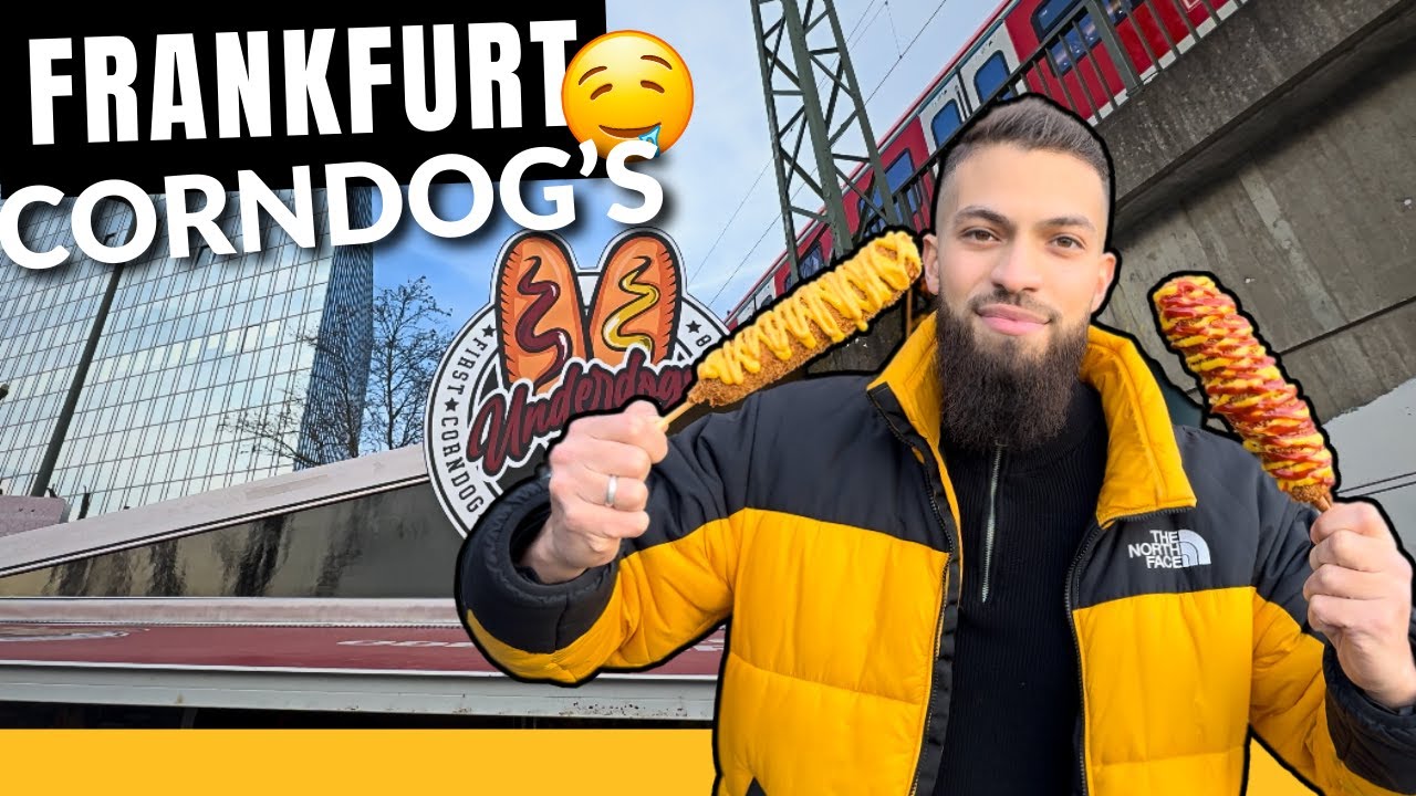 HALAL CORNDOGS in FRANKFURT ! 🤤 | Neuer FoodTruck in FFM ! 🔥 | Tolunay