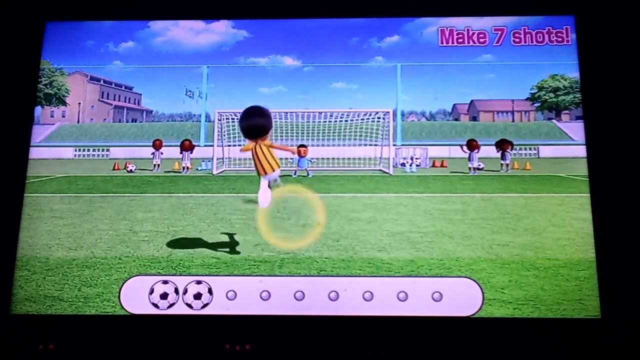 Wii Party U 1vs3 Penalty-Kick Challenge Amare vs Araceli vs William vs Jianjun (Master CPUs)