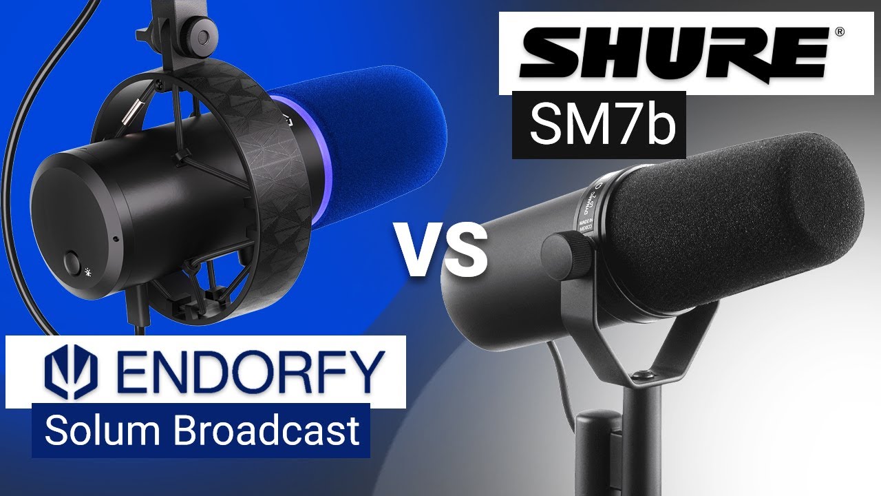 Mikrofon do streamowania i nagrywania / Endorfy Solum Broadcast vs Shure SM7B