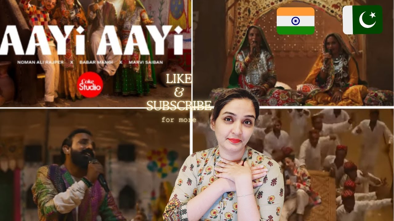 Pakistani reaction on AAYI AAYI song by COKE STUDIO | reaction on  coke studio season 15 song