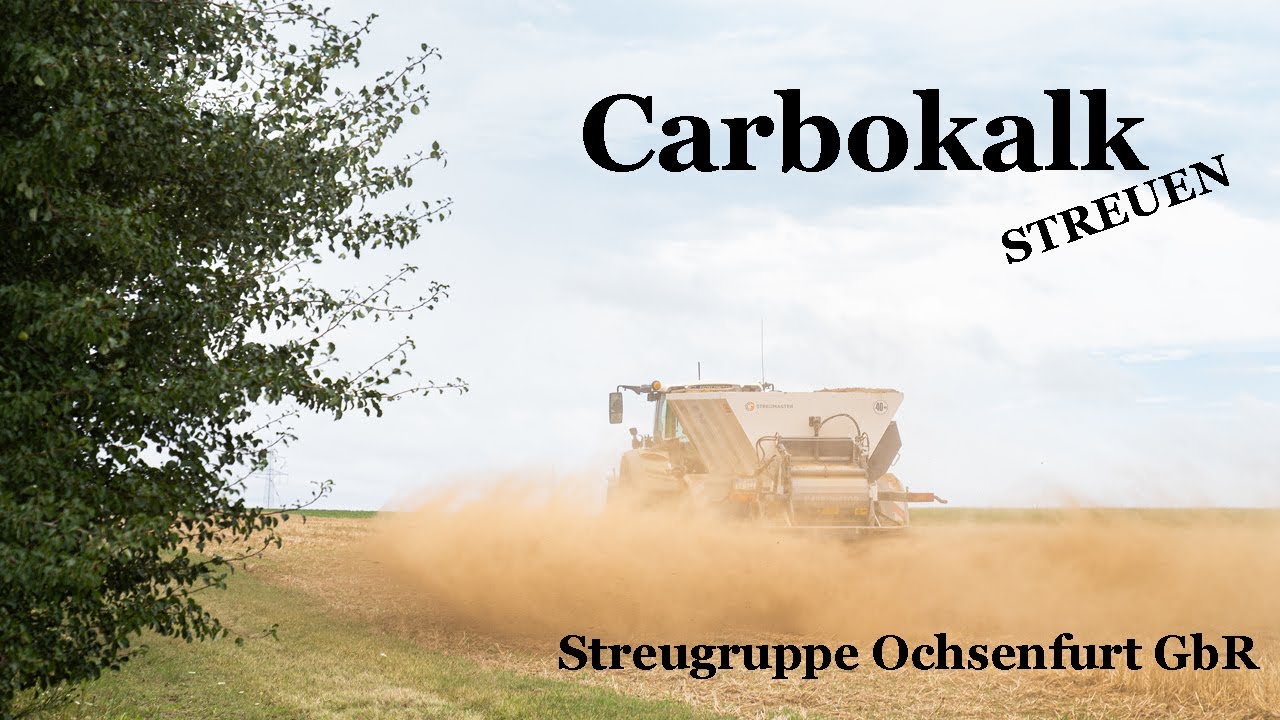 Carbokalk streuen | 2x Fendt 724 | Streumaster | Fendt 718 | Land und Technik TV
