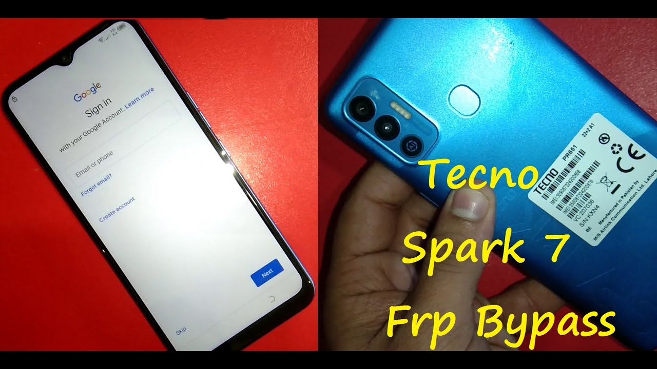 Tecno Spark 7 frp unlock | Tecno Spark 7 FRP Bypass Android 11 | Tecno KF6j Google Account Bypass