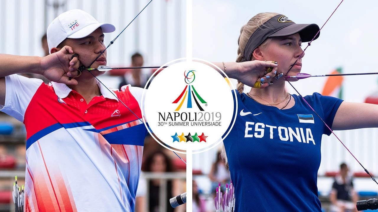 Chinese Taipei v Estonia – compound mixed team gold | Napoli 2019 Universiade