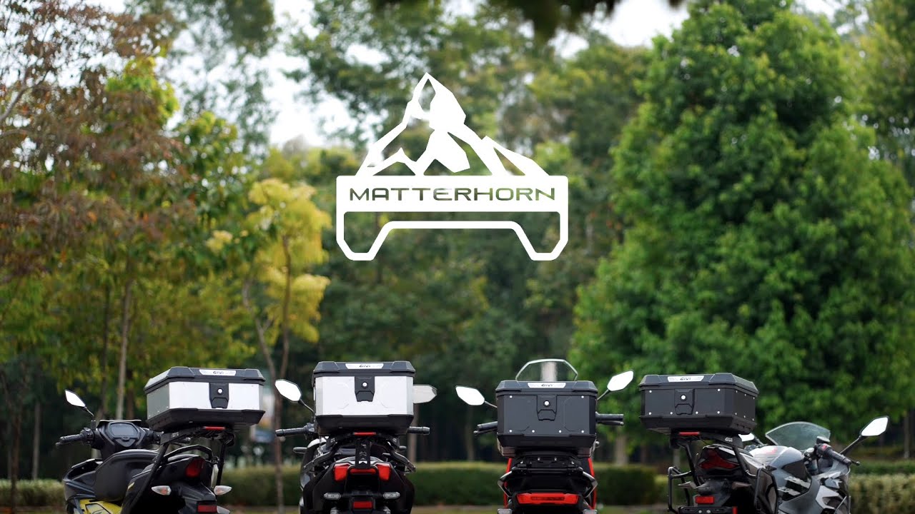 MATTERHORN MTN39 ALUMINIUM MONOLOCK TOP CASE Product Video GIVI Malaysia 2024