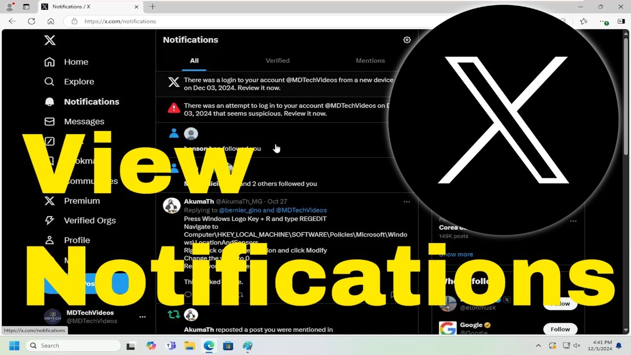 How To View Notifications On Twitter (X) [Guide]