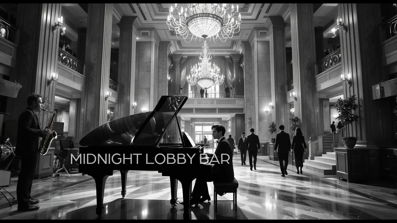 Midnight Lobby Noir 🕯️ Smooth Jazz for Elegant Conversations