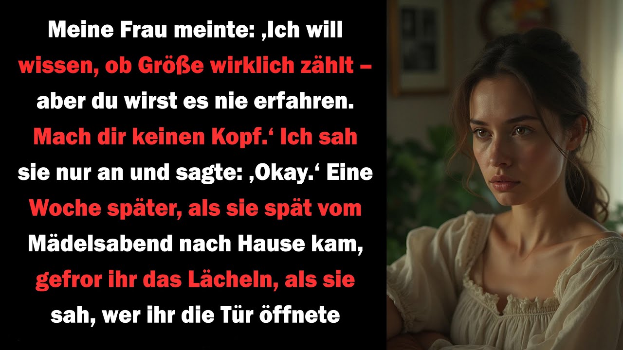 Meine Frau sagte: „Du wirst es nie erfahren“ – als sie zurückkam, war alles anders
