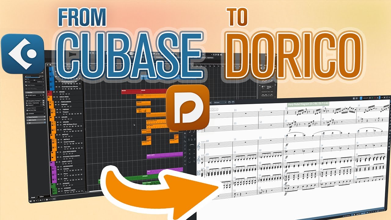 От Cubase до Dorico | Превращаем ваш проект DAW в прекрасную музыкальную нотацию