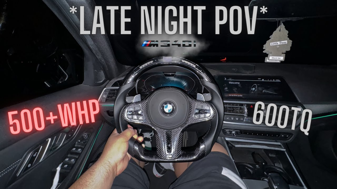INSANE LATE NIGHT POV IN MY *500+WHP M340I BMW* (CRAZY PULLS)