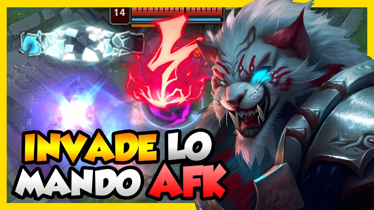 🤣 TENGO EL PEOR INICIO DE PARTIDA, JUNGLA ENEMIGO ME INVADE Y LO MANDO AFK 🤣| LEAGUE OF LEGENDS.