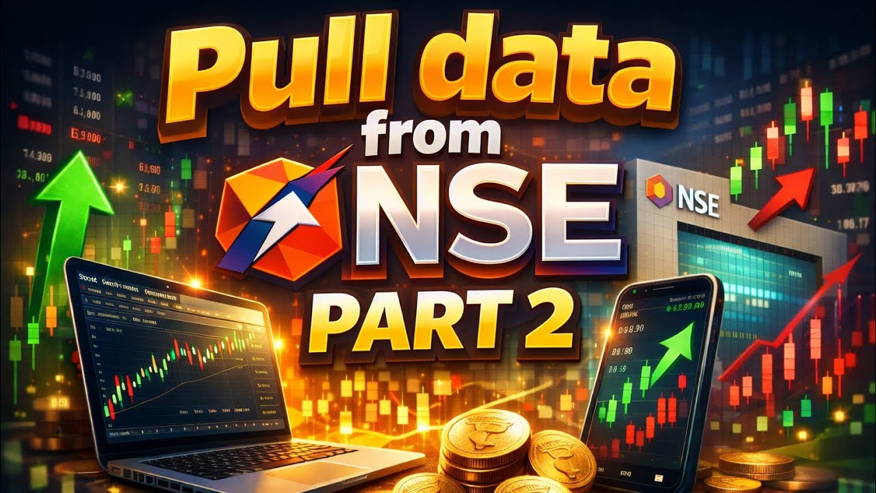 NSE Data in Excel | Pull Data from NSE Part 2