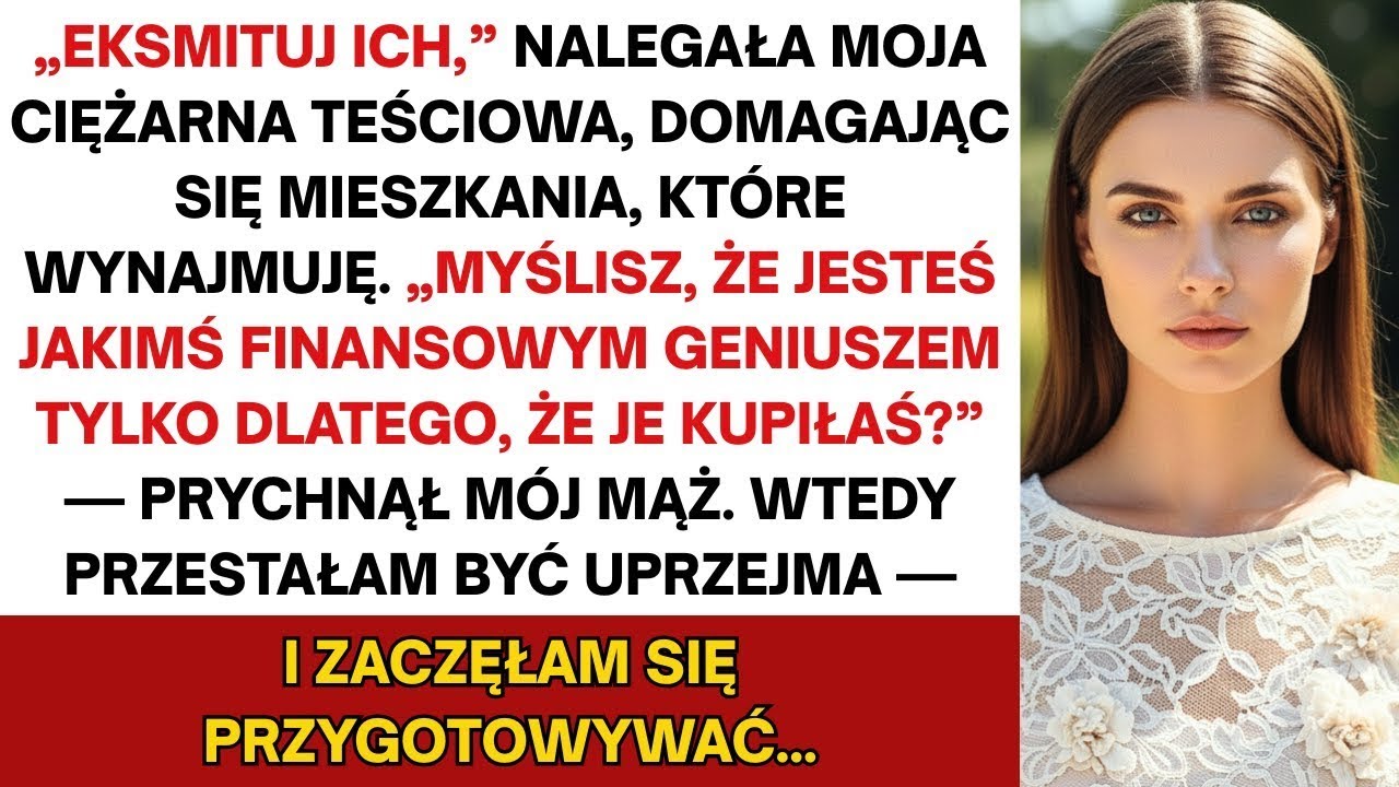Mój mąż i jego matka planowali „pożyczyć” mój wynajem — nie spodziewali się, że mam własny plan…