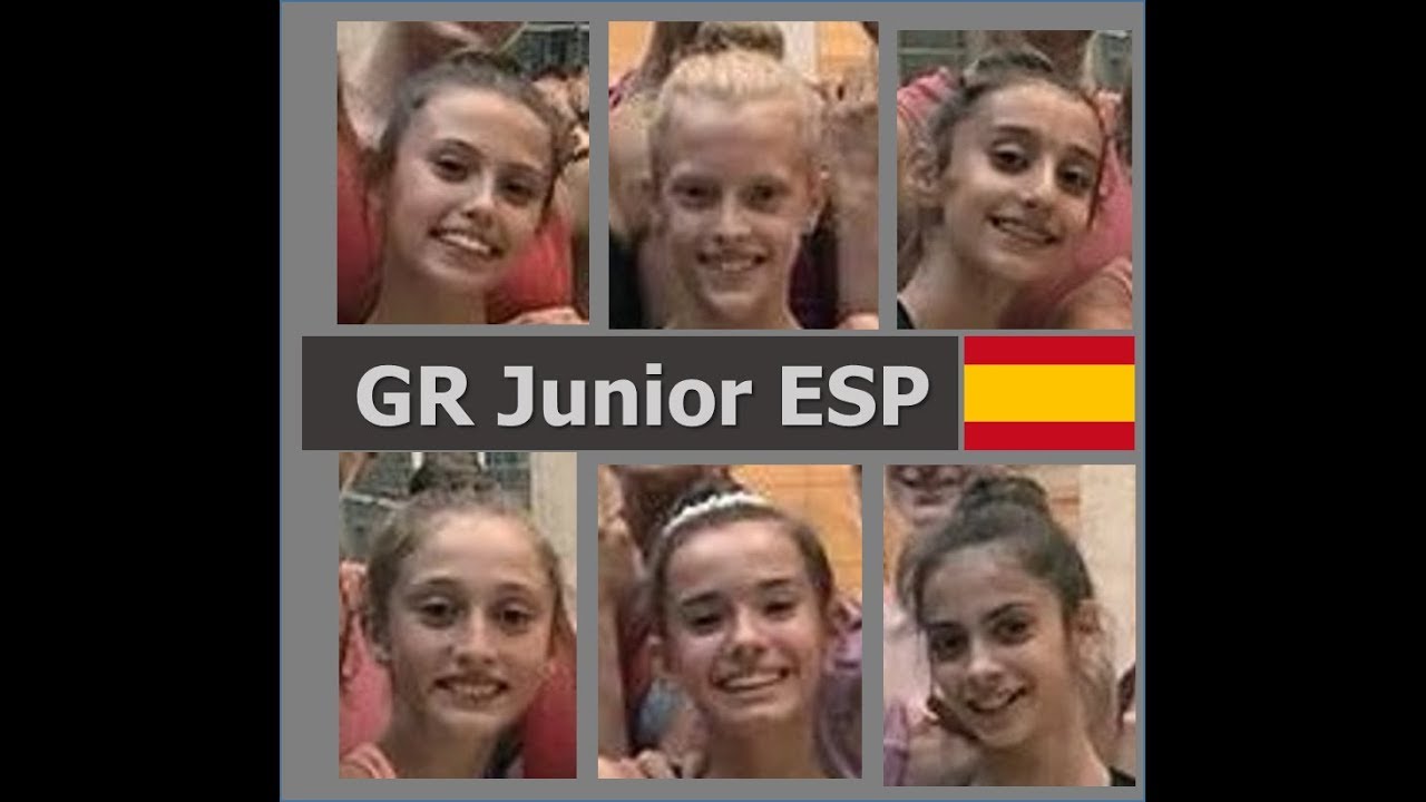 Junior G Rítmica ESPAÑA Mundial Moscú 2019