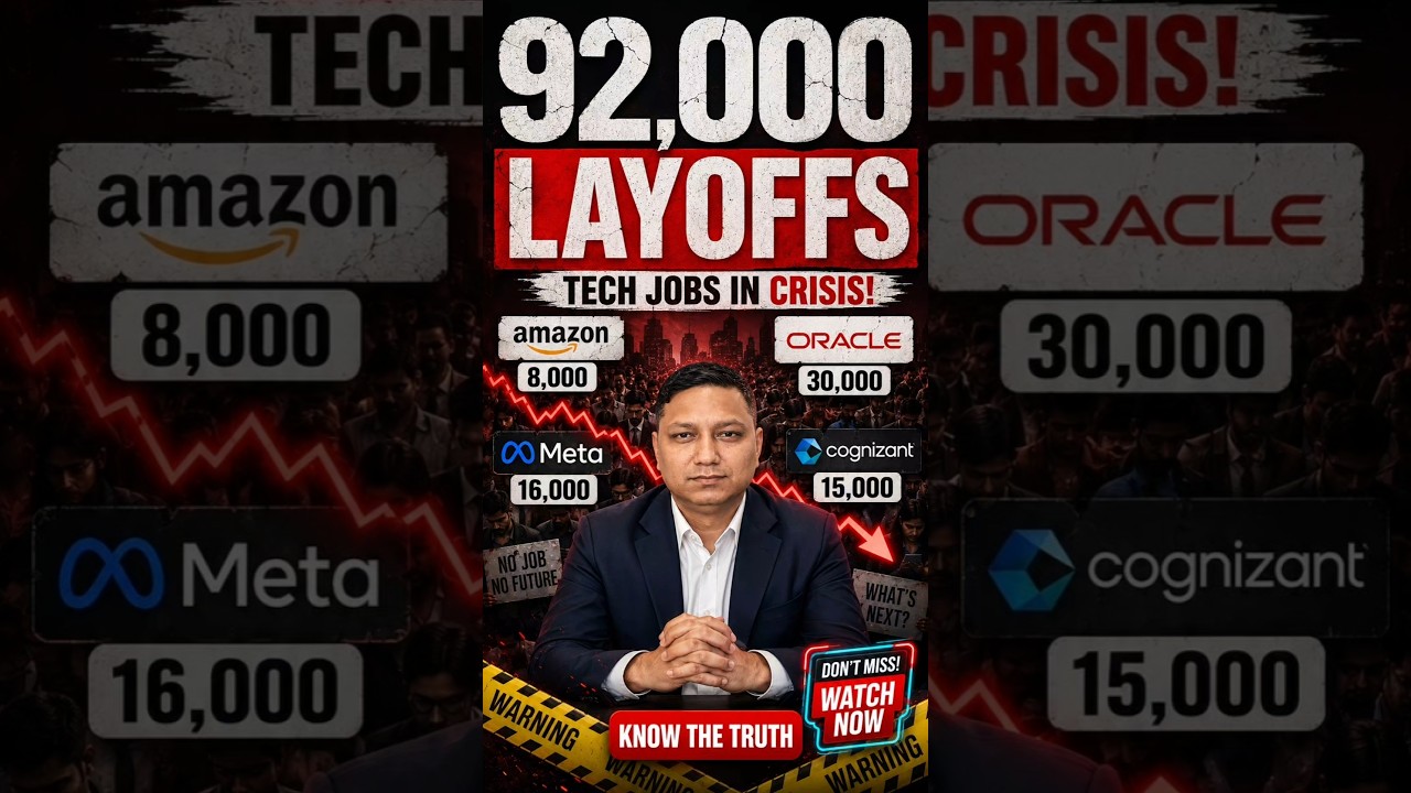 Cognizant layoffs 2026 I FREE job support group I 92,000 Jobs At Risk I indian it sector latest news