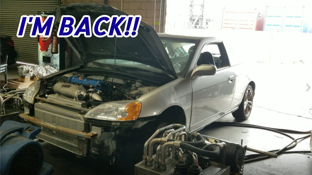 Tim's Rotrex AWD Civic EM2 is back on the dyno with 500hp++!!