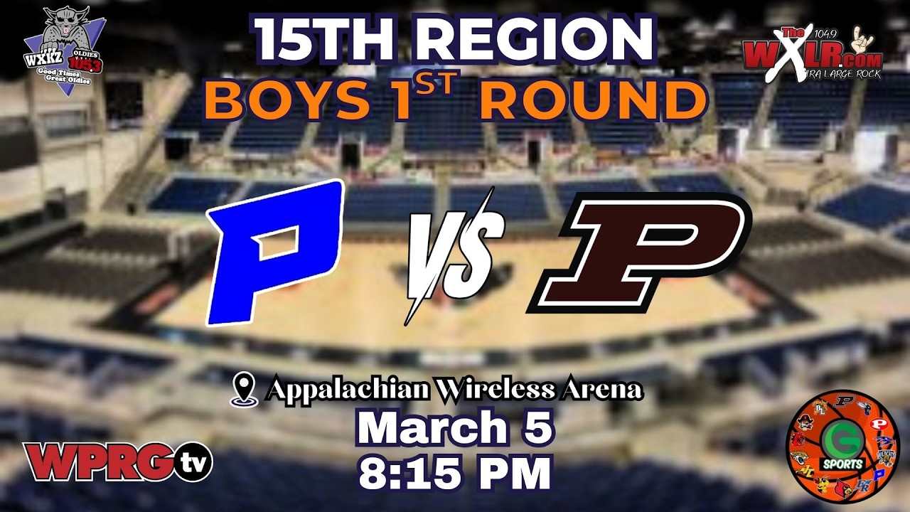 Paintsville vs. Pikeville - Boys 15th Region Tournament on WPRGtv  (03.05.26)