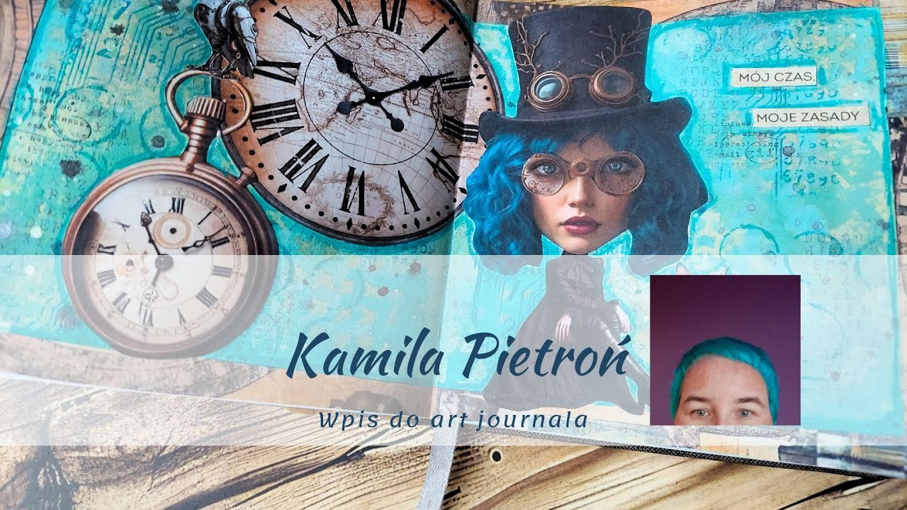 Mój czas... - wpis do art journala