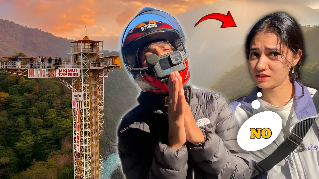 Bungee jumping K liye isne Raste Mai Aisa Kyu Bola😭