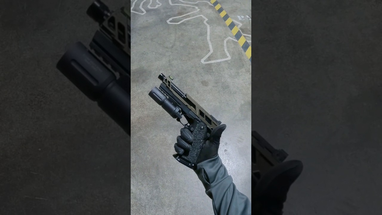 Worlds Snappiest Hi-Capa #shorts #airsoft #hicapa #hpa