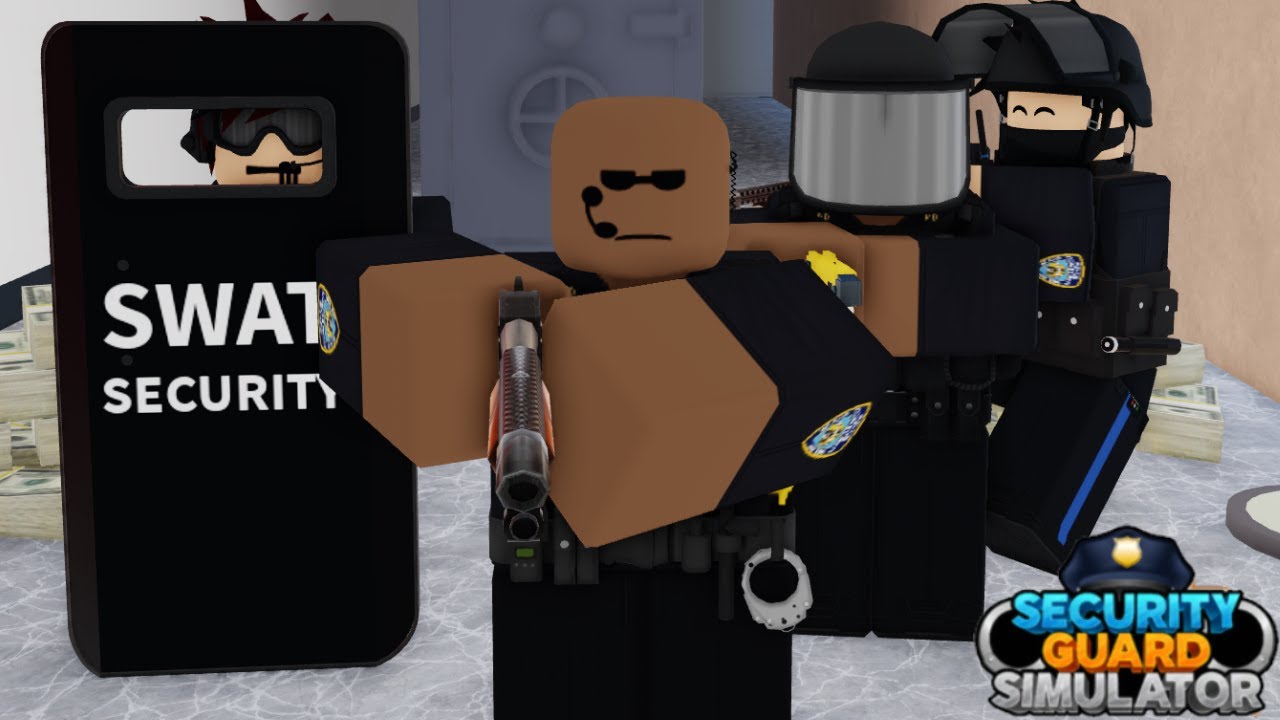 SECURITY RAID SQUAD!! Roblox Security Guard Sim