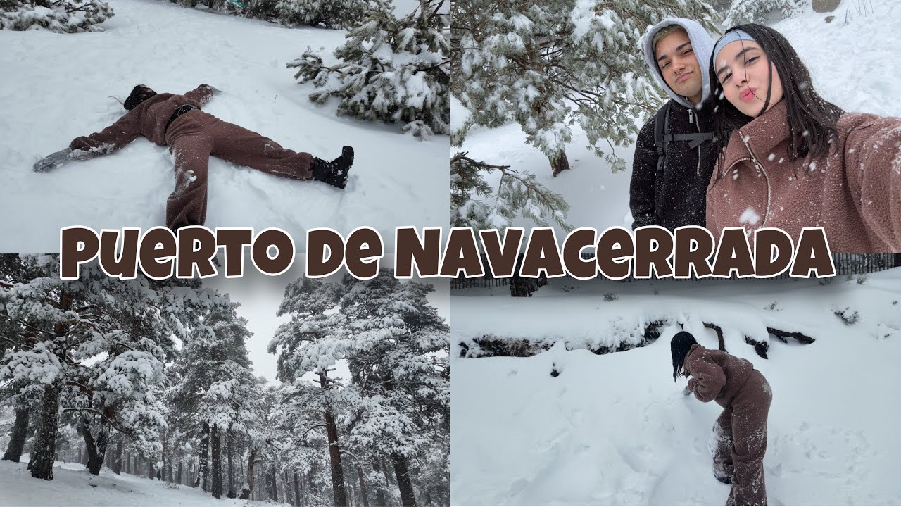 Vlog:Puerto de Navacerrada | un día en la nieve para pasar el mal tiempo de esta semana en Madrid ❄️