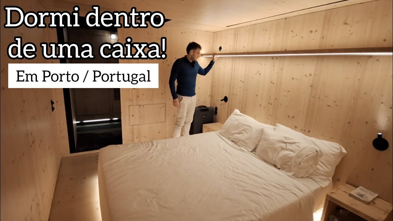 Dormi dentro de uma caixa em Portugal - experiência hotel zerobox lodge