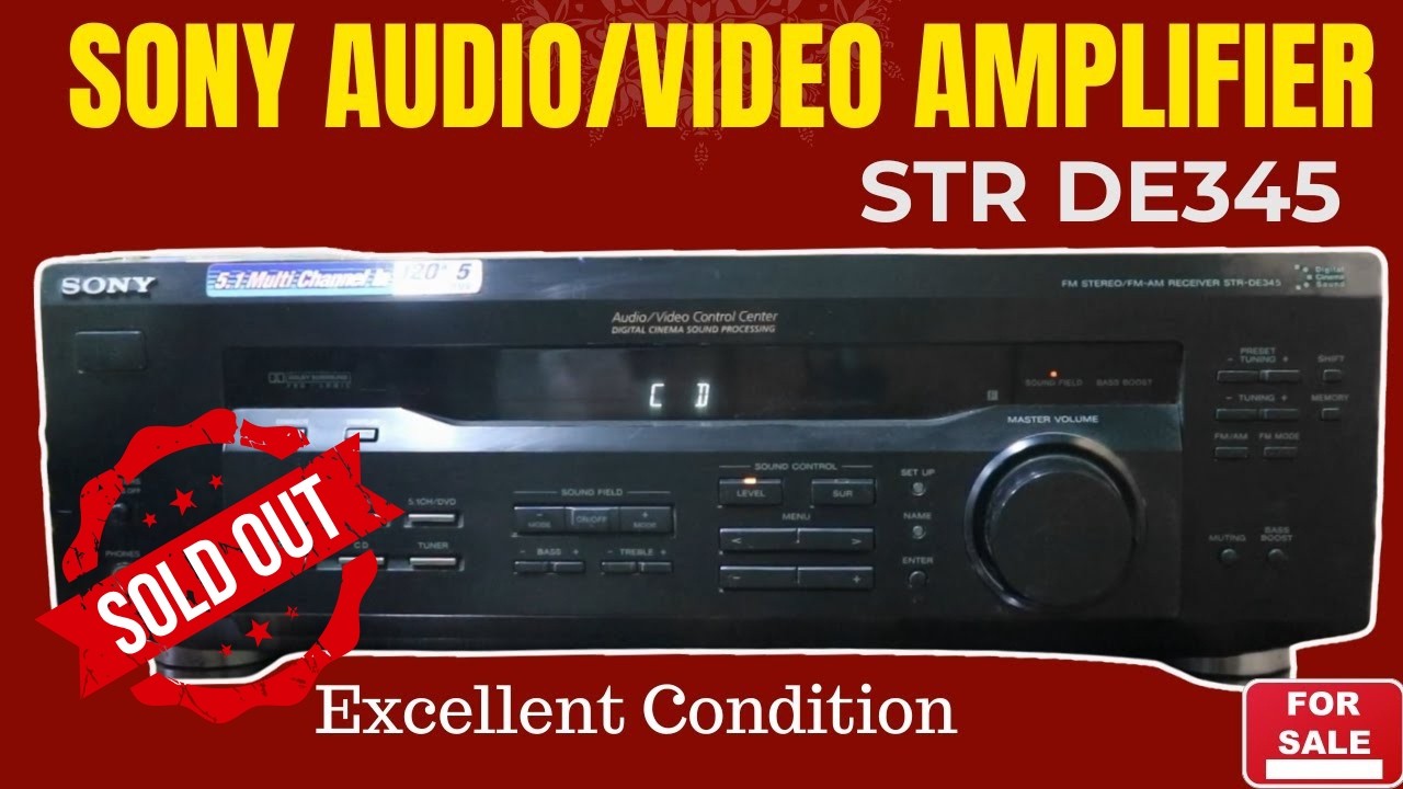 Sony Cinema Sound Processor Amplifier For Sale