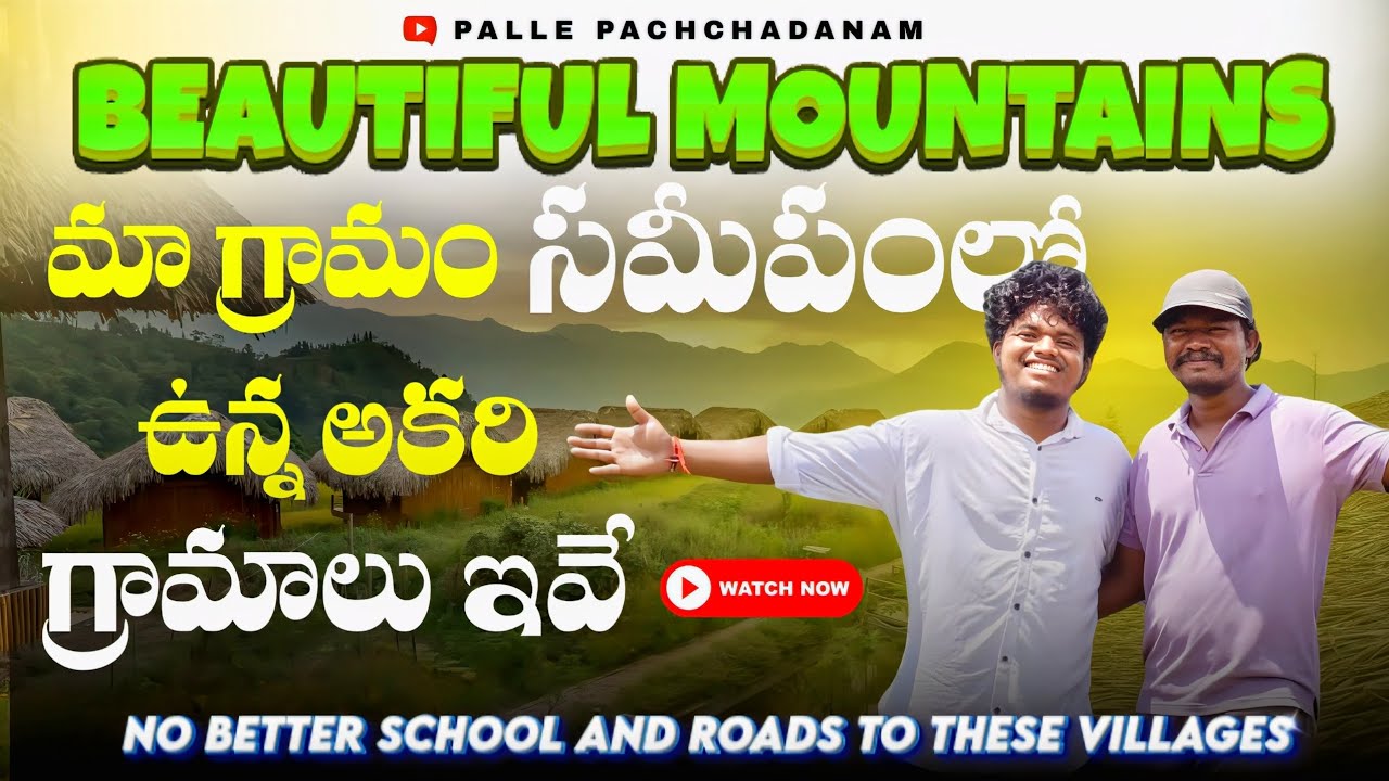 Beautiful Mountains సరైన స్కూల్ కూడా లేని గ్రామాలు..🥲|| Palle Pachchadanam ||